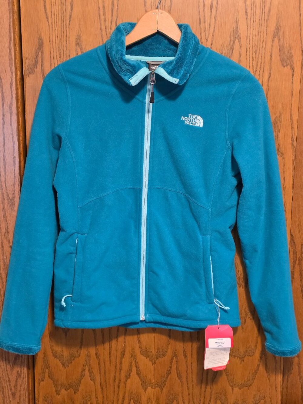 he North Face Morning Glory Full Zip Fleece Jacket Fanfare Green Teal Small NWT